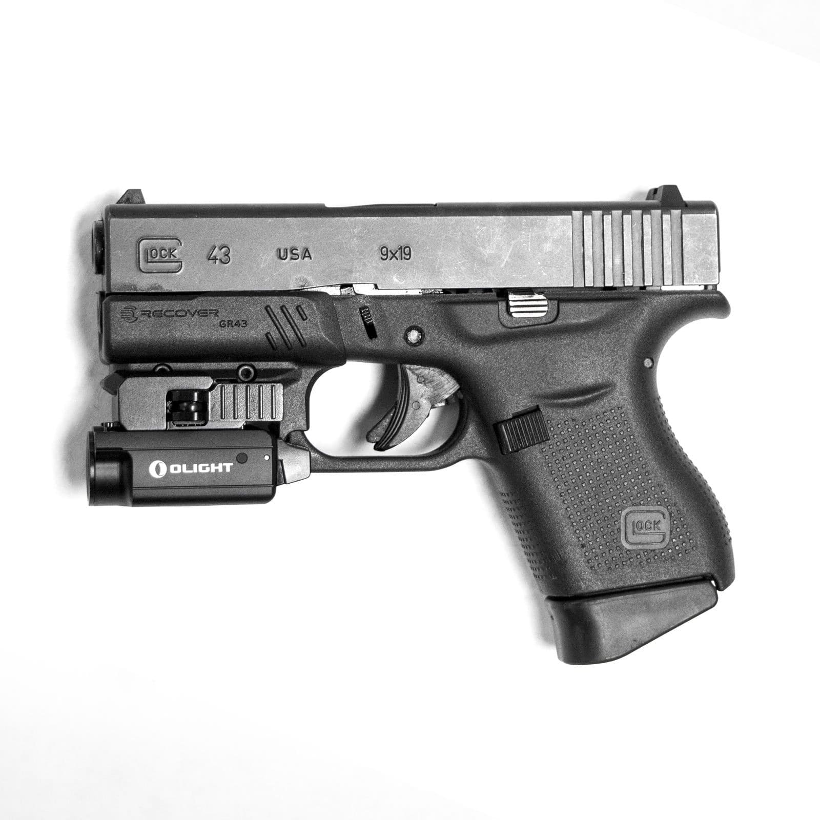 Recover Tactical Glock 43 Picatinny Rail Adapter GR43 